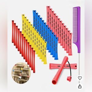 48 Pieces Hair Perm Rods Short Cold Wave Rods